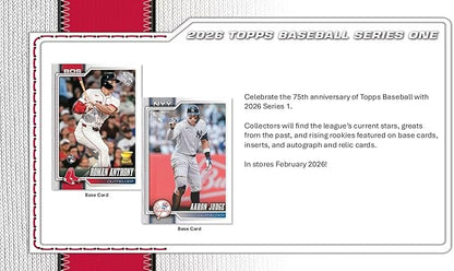 MLB 2026 TOPPS Series 1 Baseball MEGA Box