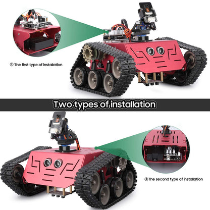 ELEGOO Conqueror Robot Tank Kit with UNO R3 for Arduino Robotics for Kids Ages 8-12 12-16 STEM Science Kits Coding Robots Toys for 8+ Year Old Boys Girls Teens Circuits Engineering Building Project