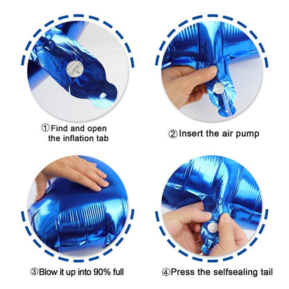 Jumbo Navy Blue Number 1 Balloon 40 Inch, Mylar Foil Number One Balloons for Boy Girl 1st 1 11 21 31 41 51 81 Birthday Party, Giant Balloons Anniversary Graduations Photo Shoot Decorations