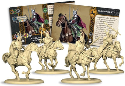 A Song of Ice and Fire Tabletop Miniatures Game Crownland Scouts Unit Box (Multilingual Edition) Strategy Game for Adults Ages 14+ 2+ Players 45-60 Minute Playtime Made by CMON