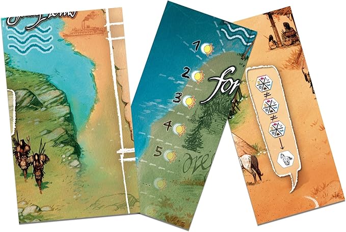 Ludonaute Lewis &amp Clark The Expedition Second Edition - Ludonaute Games Strategy Board Game Ages 14+ 1-5 Players 120 Min