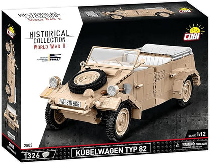COBI Historical Collection WWII Kübelwagen (PKW Type 82) Vehicle Building Set 1326 Pieces