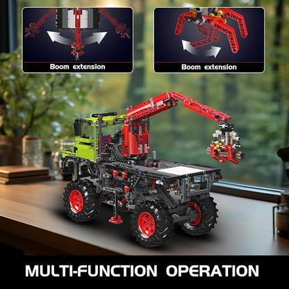 Mould King 17038 Off-Road Trucks Building Kits All-Terrain 4x4 Mountain Truck Car Sets Model with Electric Motor Gift for Age 14+/Adult Collections Enthusiasts (2002+ Pieces)