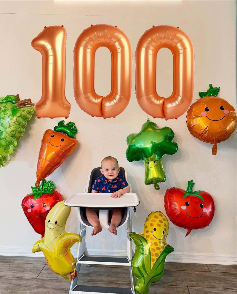 Orange 5 Balloon, Number Balloon 40 Inch, Orange Party Supplies, 5th Birthday Balloon Decorations, 5 Number Balloons, Number 5 Balloon