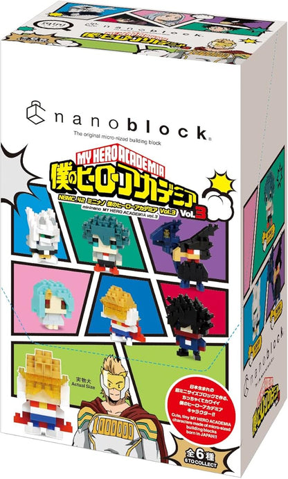 nanoblock - My Hero Academia - My Hero Academia Vol. 3 (Blind Box Complete Set) mininano Series Building Kit