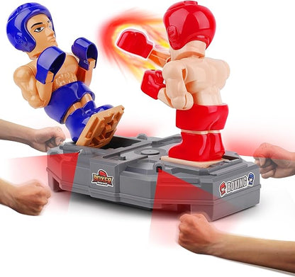 iPlay iLearn Electronic Boxing Toys RC Fighting Robots Kid Board Games Wrestling Battle Bots Interactive Punching Boxer Indoor Sports Playset Cool Birthday Gift 3 4 5 6 7 8-12 Year Old Boy Teen