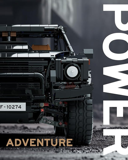Nifeliz L002 Off-Road Car Building Set Collectible Truck Model and Gift for Adults and car Lovers Authentically Detailed Build and Display Model for Home or Office Décor (3983 PCS NF10274)