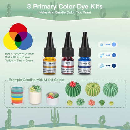 Candle Making Kit for Adults & Beginners - 103Pcs All-in-One DIY Candle Supplies with 1200g Natural Soy Wax, DIY Candle Making Supplies with Digital Wax Warmer | Perfect for Home Craft & Gifting