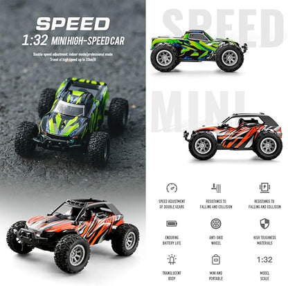RC Remote Control Car 20 km/h High Speed RC Offroad Race Car 2.4Ghz 1:32 RC Mini Electric Drift Off-Road Vehicle Model