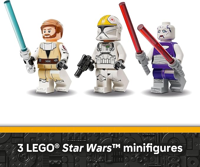 LEGO Star Wars: The Clone Wars V-19 Torrent Starfighter Building Toy - Pretend Play Set for Boys &amp Girls Ages 9+ - Starship Model Kit W/ 3 Minifigures - Gift Idea for Birthdays - 75432