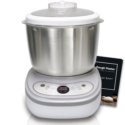 Dough Mixer with Fermentation Function, 5.3Qt Large Capacity Dough Maker for Bread, Pizza & Sourdough, Electric Dough Kneading Machine with Stainless Steel Bowl and Touch Control Panel