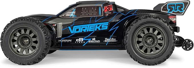 ARRMA RC Truck 1/10 VORTEKS 223S DSC 2WD RTR Brushless Stadium Truck Blue (Lipo Battery and Charger Not Included) ARA3505T2