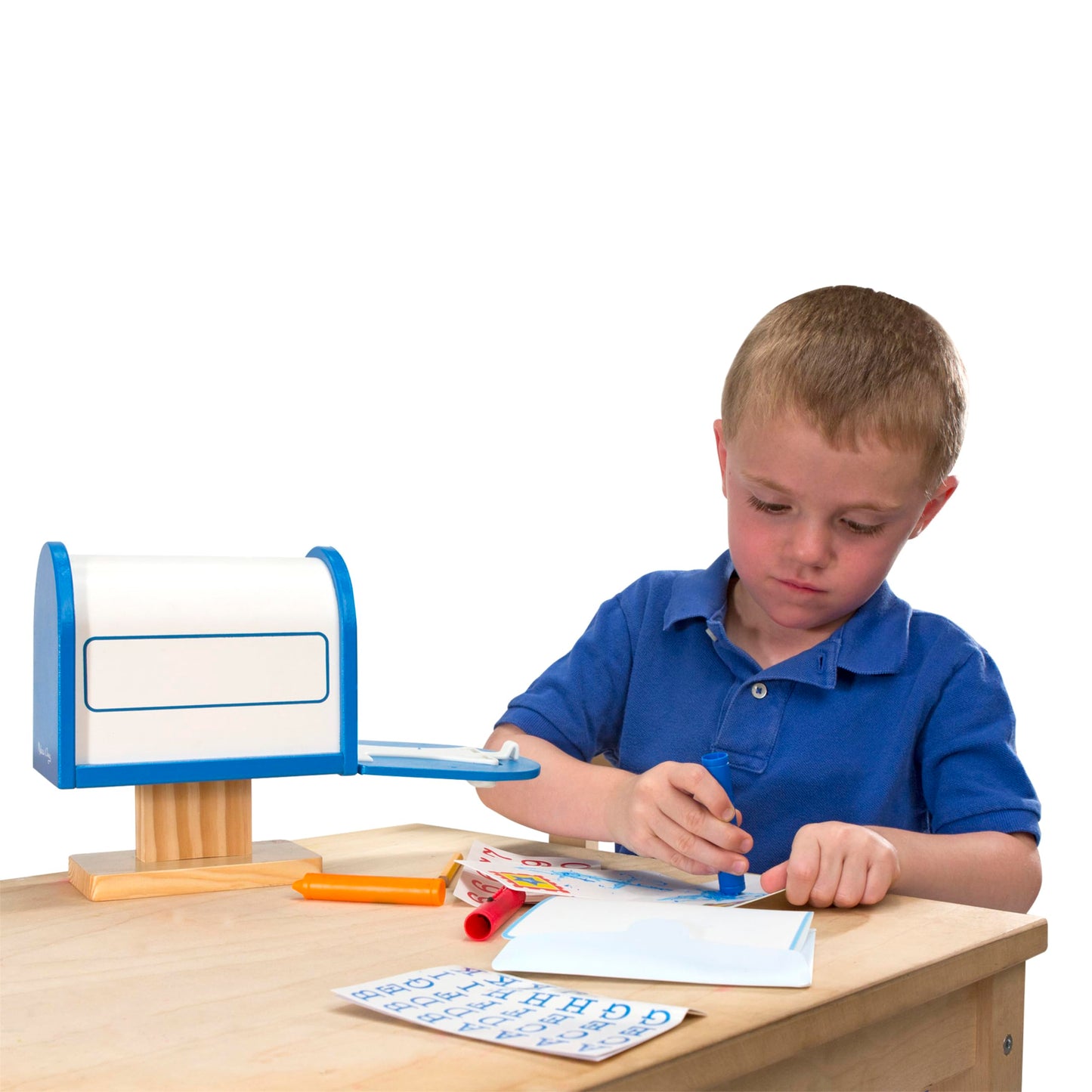 Melissa & Doug My Own Wooden Mailbox Activity Set and Educational Toy