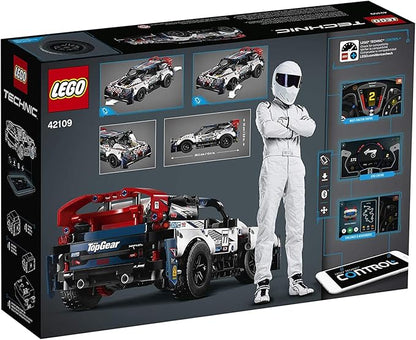 LEGO Technic App-Controlled Top Gear Rally Car 42109 Racing Toy Building Kit (463 Pieces)