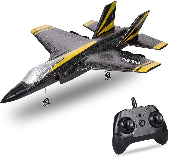 GoolRC FX635 RC Airplane 2 Channel RC Plane 2.4Ghz Remote Control Airplane Ready to Fly Foam Glider with 3 Axis Gyro Fixed Wing Aircraft Toys for Beginners and Adults