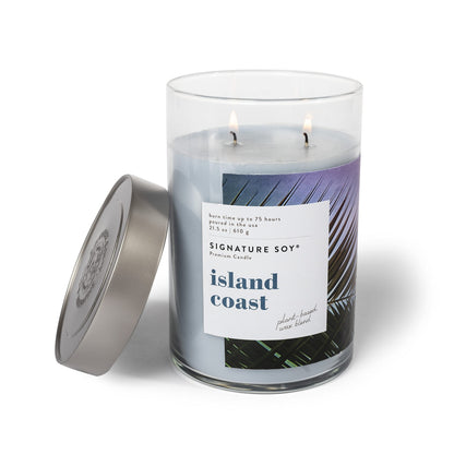 Signature Soy Lidded Island Coast Scented Candle Extra Large Jar
