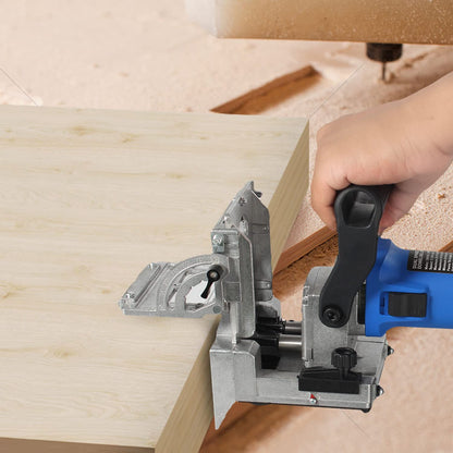 AONLLEN DJ710 Dual Spindle Dowel Jointer,Wood Dowels Joiner,with two 8mm and 6mm bits,Wooden Dowel Pins 80pcs,Biscuit Joiner