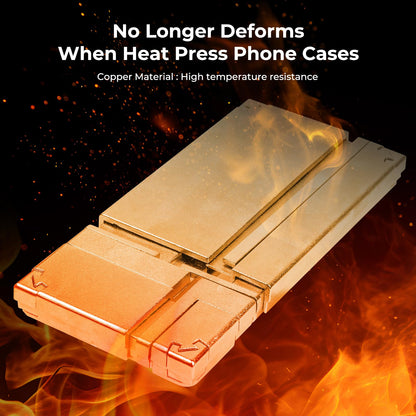 HTVRONT Phone Case Heat Press Machine Bundle - Compatible with iPhone & Android
