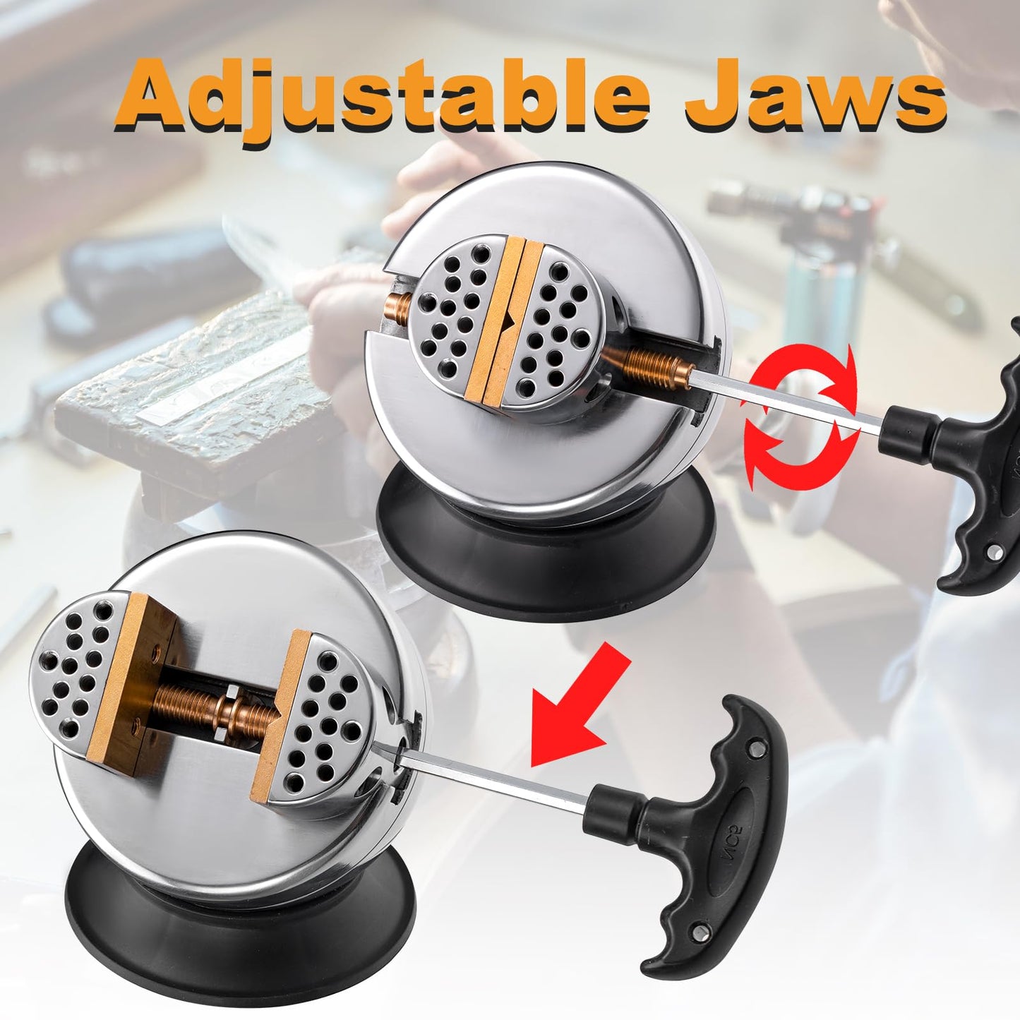 ZQ-1 Jewelry Microscope with 4in Ball Vise
