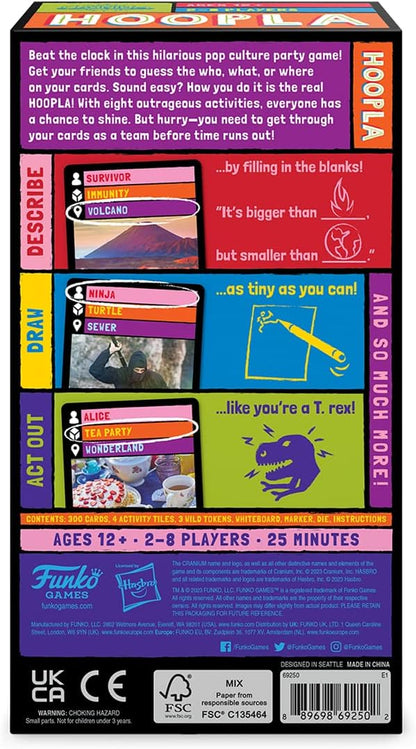 Funko Cranium Hoopla Party Game for 2-8+ Players Ages 12 and Up