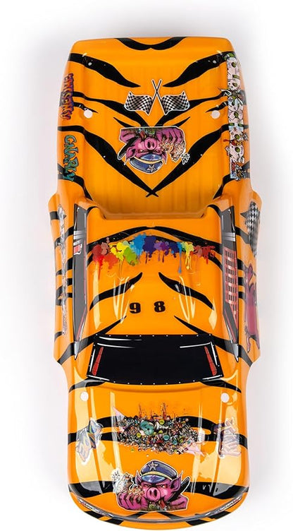SummitLink Custom Body Compatible for 1/10 Scale RC Car or Truck (Truck not Included) (Tiger)