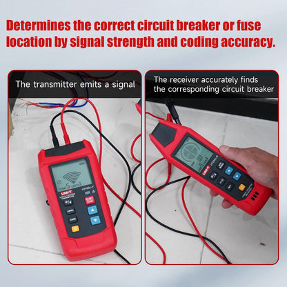 UNI-T Underground Cable Locator,UT25CLCircuit Breaker Finder,80 to1000V(NCV)line detector,8 Ft Max Detect Depth Cable Tester,For Cables Irrigation,House cable,underground pipeline short Circuit Finder