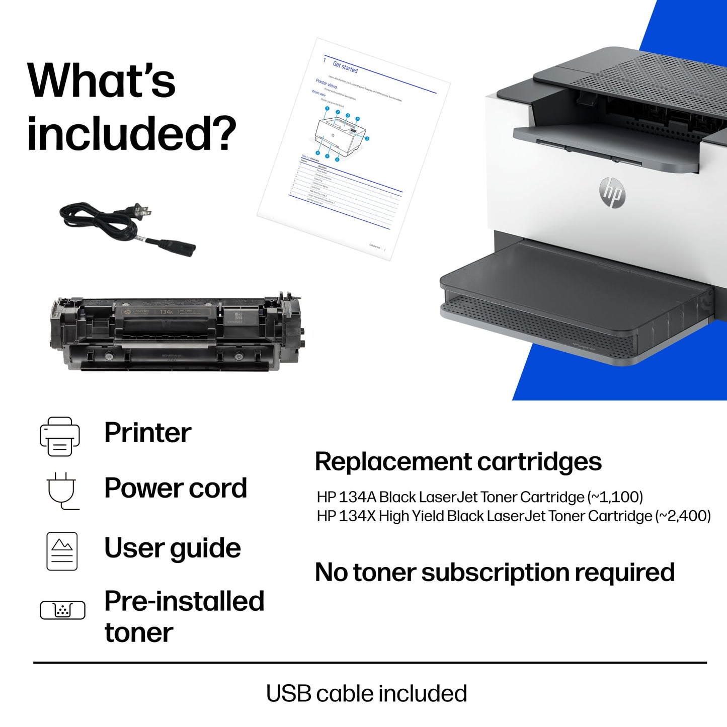 HP LaserJet M209dw Wireless Printer, Print, Fast speeds, Easy setup, Mobile printing,Best-for-small teams