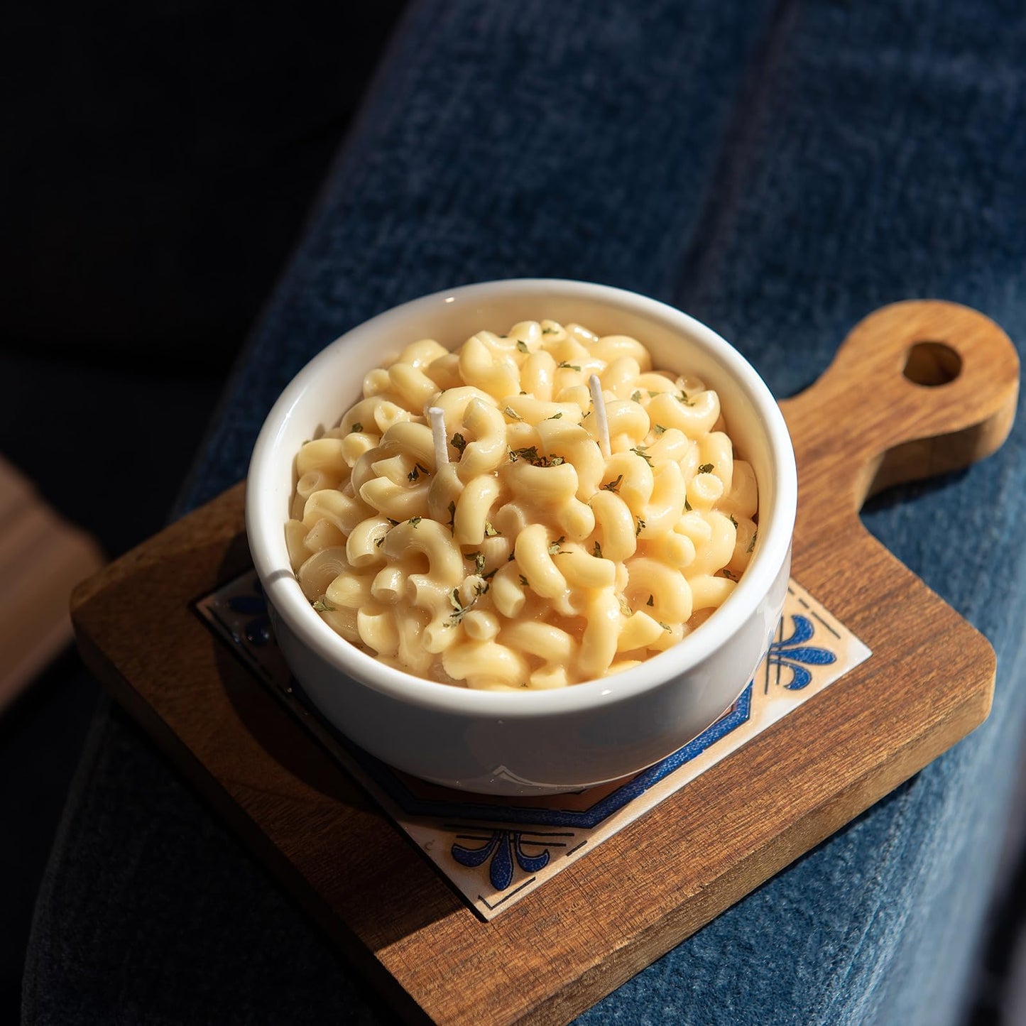 Cheese Pasta Candle for Home Scented Vegetable Wax Candle