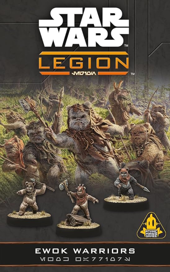 Asmodee Star Wars: Legion Ewok Warriors - Rebel &amp Bright Tree Village Battle Force Unit Expansion Tabletop Miniatures Strategy Game for Kids &amp Adults Ages 14+ 2 Players 90 Min Playtime