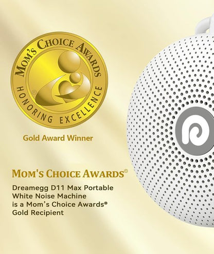 Dreamegg Sleep Ease Bundle - D11Max & D1 Nova Sound Machine for Babies & Adults | Dimmable White Noise Alarm Clock