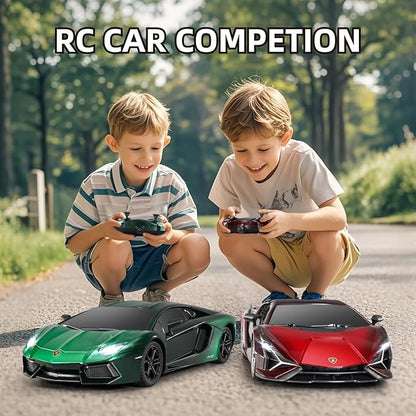 MIEBELY Lamboghini RC Car - 1:24 Scale Lambo Toy 3.7V 500mAh LP700 Fast Remote Control Car for Boys 8-12 Rc Race Model Birthday Gifts for Kids Adults Boys Girls Age 6-12 Year Old