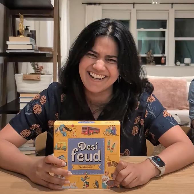 Desi Feud Board Game | Ultimate Survey Gameshow | Fun for Friends &amp Family | Great for House Party Gifting &amp Road Trips | Easy to Play
