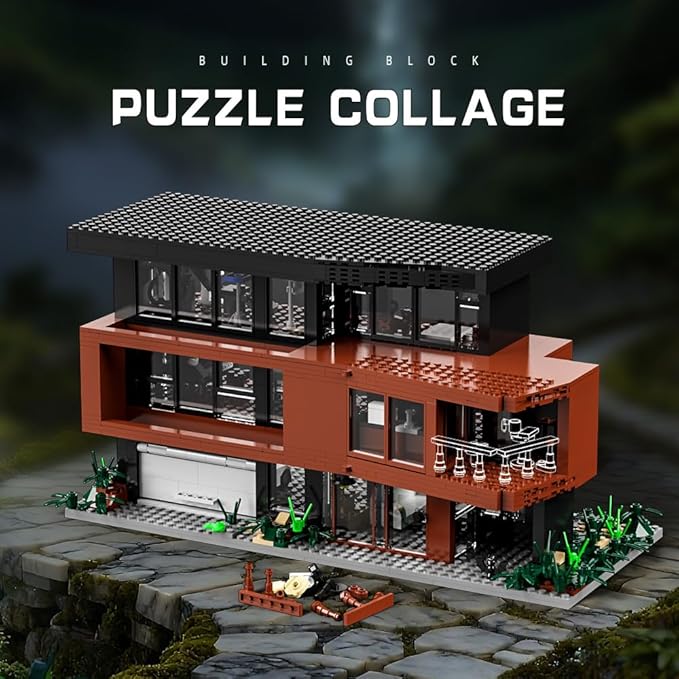 Romance Films Fans Architecture BlocksHouse Building Set House Present for Adult Halloween Christmas Valentine (979Pcs Mini Bricks)