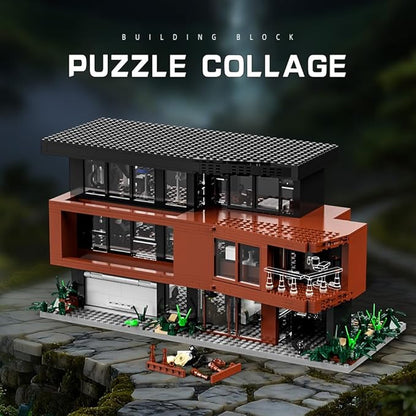 Romance Films Fans Architecture BlocksHouse Building Set House Present for Adult Halloween Christmas Valentine (979Pcs Mini Bricks)
