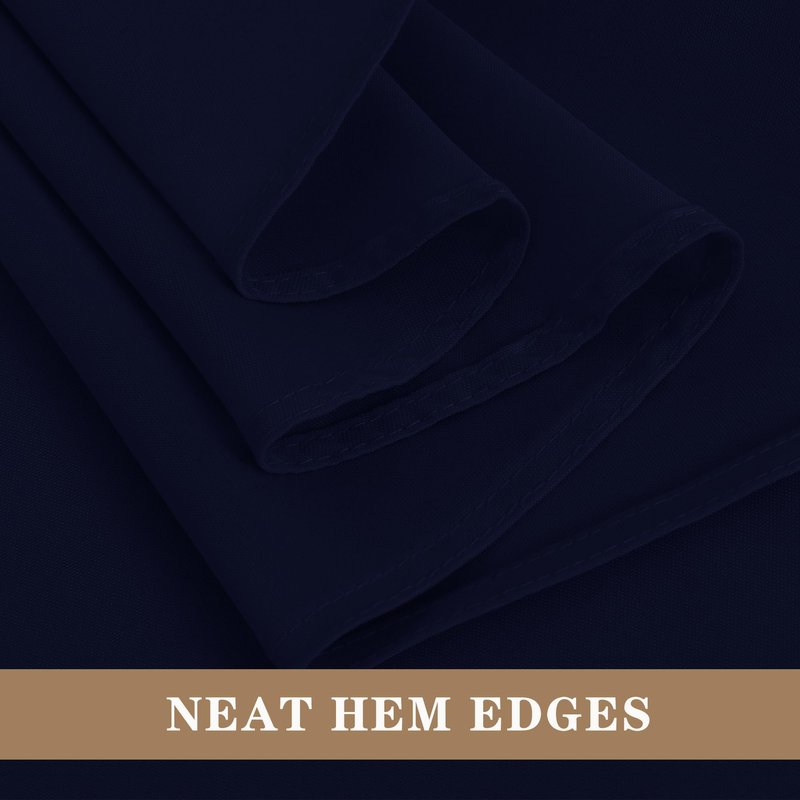 Fitable Navy Rectangle Tablecloths for 6 Foot Tables, 6 Pack - 70 x 108 Inches - Stain Resistant and Washable Table Clothes, Polyester Fabric Table Covers for Wedding, Party, Banquet, Buffect