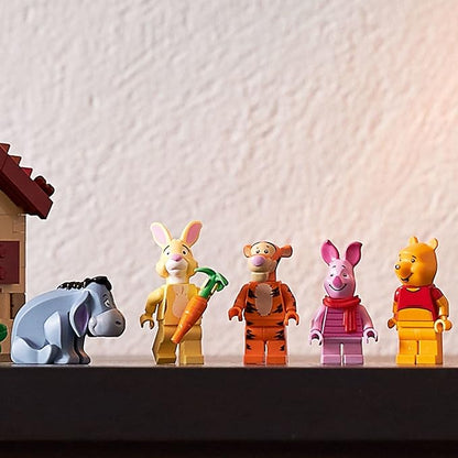 LEGO Ideas Disney Winnie The Pooh 21326 Building Set - Home Décor Collectible Gift with Piglet Minifigure and Eeyore Figure Pooh Bear House Opens for Easy Access Classic Display Model for Adults