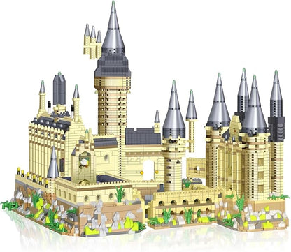 5000+PCS Mini Building Blocks Sets Magic Castle -Micro Mini Blocks Bricks Kit Creative Ideals Tower Model Building Toys for Adults Collectible Architecture Decoration Birthday Gifts M2031