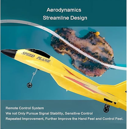 2023 New Remote Control Wireless Airplane Toy With Lights USB Rechargeable SU-35 RC Remote Control Plane Glider Outdoor Drop-Resistant Foam RC Air Planes Fighter Jet For Adults Aircraft Enthusiasts