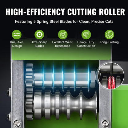 Electric Wire Stripping Machine & Cordless Soldering Iron Kit, 0.06"-0.67" Cable Stripper with 6 Channels 5 Blades & 35W All-Copper Motor, Rechargeable Soldering Pen 7S Fast Heating with LED Light & 3