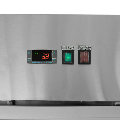 KoolMore RIR-3D-GD Commercial Refrigerator, Triple Door, Stainless Steel,66.5 cubic feet