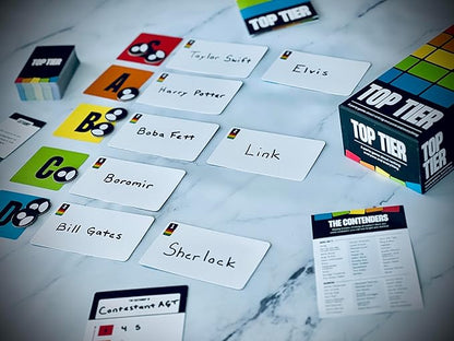 Indie Boards &amp Cards Top Tier - Hilarious Party Game of Creative Rankings and Fun Challenges