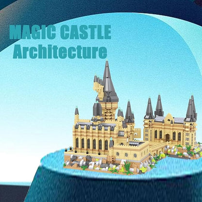 Architecture Harry Castle Micro Building Blocks Set (2929 Pieces) - Architectural Model Toys Gifts for Kid and Adult
