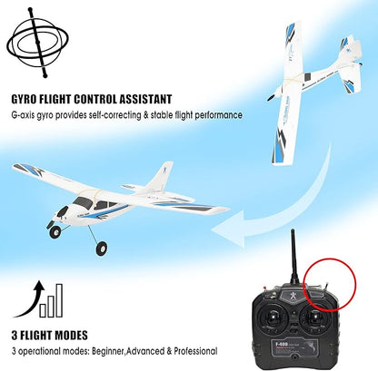 Global Hawk 2.4 GHz 1.2m RC Seaplane Smart Trainer Airplane- 4 Channel Remote RTF- Lithium Battery and Optional Floats Included