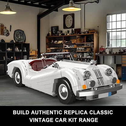Mould King 10236 Sport Car Building Set MOC Supercar Car Model Kit Convertible Classic Racing Building Set Home Decoration Gift for Teens Adults(1302 PCS)