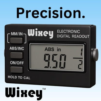 Wixey Saw Fence Digital Readout – Easy-to-Read Accurate Table Saw Fence Upgrade - Durable Digital Dial Indicator - Perfect Precision Measuring Tools for Woodworking Projects