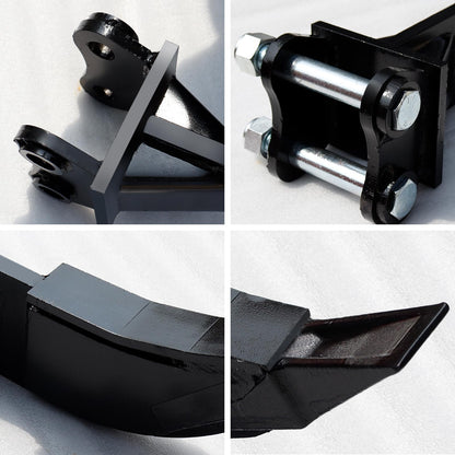 DANWIWEE Mini Excavator Accessories Ripper, Single Hook Backhoe, Span: 3.54in,Hole Diameter: 0.98in,Center Wheelbase: 3.46in, Suitable for Mini Excavators for 1 to 1.5 Tons