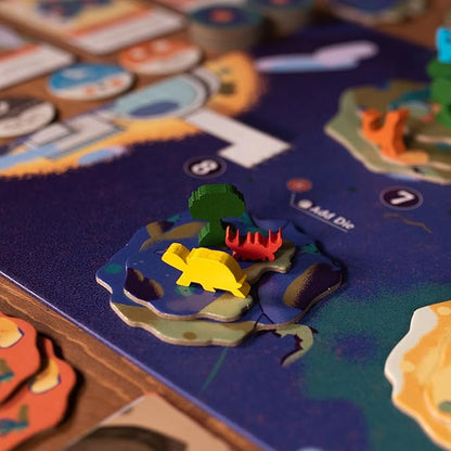 Emerge Board Game - Explore New Islands and Research Ecosystems Dice Rolling Strategy Game Family Game for Kids and Adults Ages 14+ 2-4 Players 75 Minute Playtime Made by Pandasaurus Games