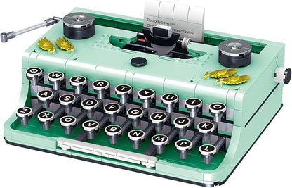 Ideas Retro Typewriter Building Set for Adults 820PCS Classic Retro Series Typewriters Toys Model Best Nostalgic Gift