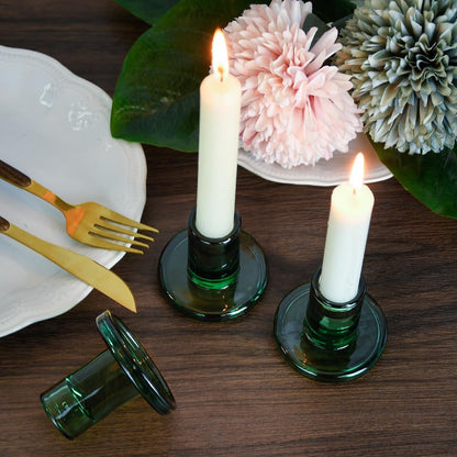 4 pcs Candles + 6 Candlestick Holders