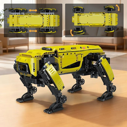 Mould King Robot Dog Building Set Remote Controlled Robot Dog Toy for Kids Mechanical Robot to Build DIY Building Set as STEM Project/Collectibles (936 Pieces)